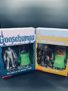 5" Goosebumps The Curse of the Mummy's Tomb & You Can't Scare Me Action Figures - Picture 1 of 17