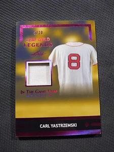 2024 Leaf In The Game Carl Yastrzemski Red Sox HOF Pink Holo #LGL-2 #5/20⚾⚾💥 - Picture 1 of 3