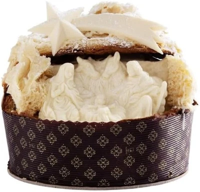 Fiasconaro Dolce Presepe, Panettone Artigianale Natalizio in Confezione 1,7Kg