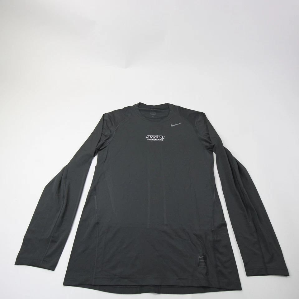 Missouri Tigers Nike Pro Dri-Fit Long Sleeve Shirt Men's Gray New - Image 1 of 1