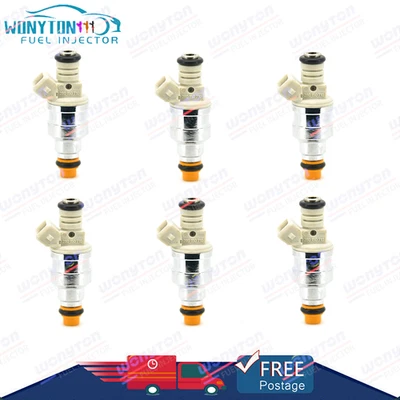 OEM Bosch Fuel Injectors 6 Pieces For 1987-1989 Ford F-150 F-250 F-350 4.9L I6 Foto 1 de 4