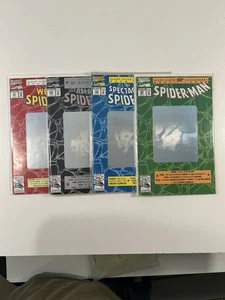 Amazing Spider-Man 30th Anniversary Hologramm 4er Set komplett - 2099 High Grade - Bild 1 von 8