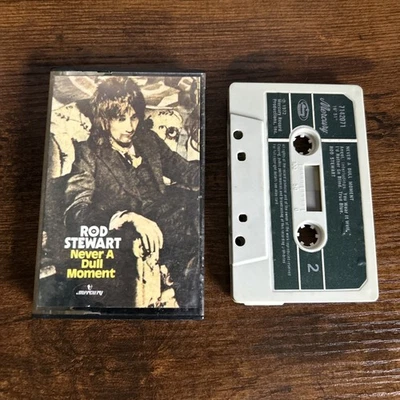 Rod Stewart-Never A Dull Moment Cassette tape 1972 Mercury tested VGC  - Image 1 of 4