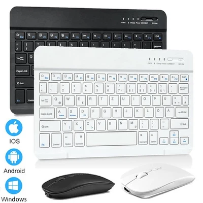 Bluetooth Tastatur kabellos Keyboard Für Amazon Fire Max 11/HD 10/10 Plus 2023 - Bild 1 von 4