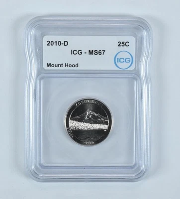2010-D Washington Quarter ATB Mount Hood MS67 ICG - Image 1 of 4
