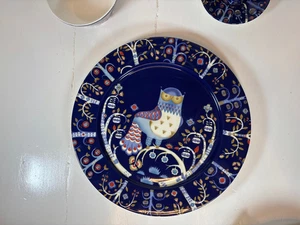 Iittala “Taika” Dinner Plate Blue Pattern 11.75″ Finland - Picture 1 of 3