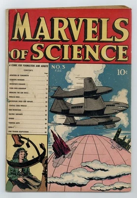 Marvels of Science #3 VG- 3.5 1946 - Image 1 of 2