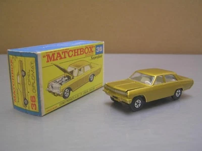 Matchbox Superfast MB36 Opel Diplomat with Silver painted Grille Mint in Box - Image 1 of 4