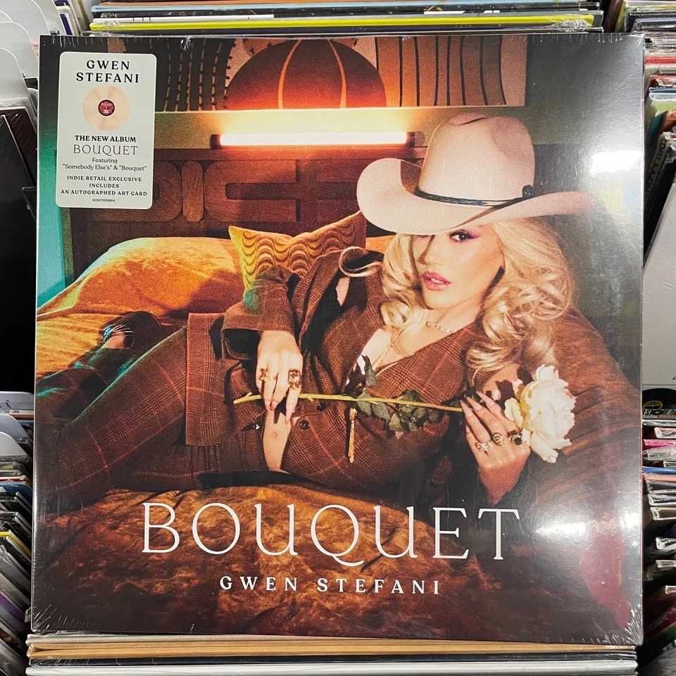 GWEN STEFANI Bouquet VINYL LP RECORD w/ Autographed Art Card BRAND NEW! Foto 1 de 1