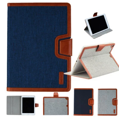 For iPad 6th 5th Generation Pro Air 9.7" Case Smart Canvas Flip Stand Case Cover - Image 1 of 4