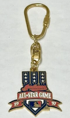 Cleveland Indians Keychain All-Star Game 1997 Vintage Keyring - Image 1 of 2