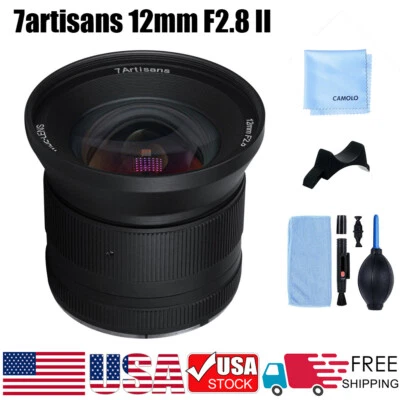 7artisans 12mm F2.8 II Manual Focus Lens for Canon/Fuji/Nikon/M43/Sony E Mount - Image 1 of 4