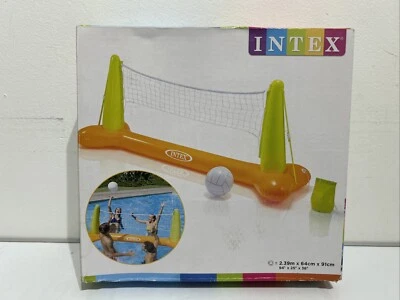 INTEX Inflatable Pool Volleyball Game with Ball Set Adults Beach Swimming Games - image 1 of 4