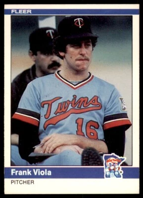 1984 Fleer Frank Viola . Minnesota Twins #575 - Image 1 of 2