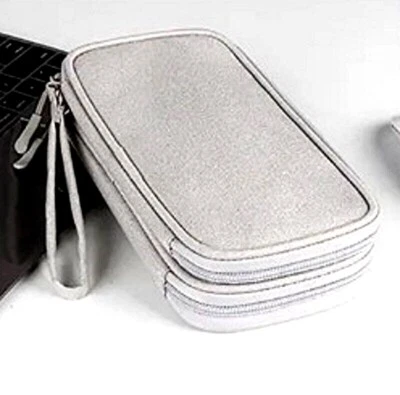 Organizador de Viaje para Tecnología con Guardacordones Grande Doble Cremallera Estuche Muñequera Foto 1 de 4