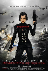 Foto #1 de 8x10 autografiada firmada por Resident Evil de MILLA JOVOVICH - Imagen 1 de 1