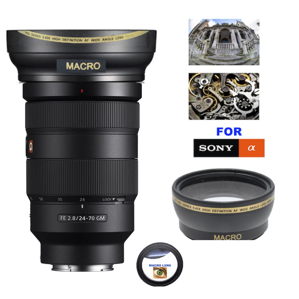 82mm ULTRA WIDE ANGLE MACRO HD 16K LENS FOR Sony FE 24-70mm f/2.8 GM Lens - Image 1 of 4