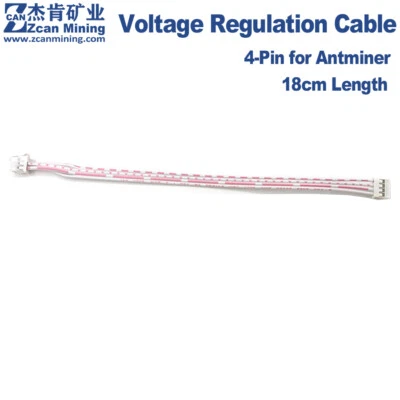 Antminer 4-pin 18cm Voltage Regulation Cable 60cm Voltage Adjustment Cable - Image 1 of 4