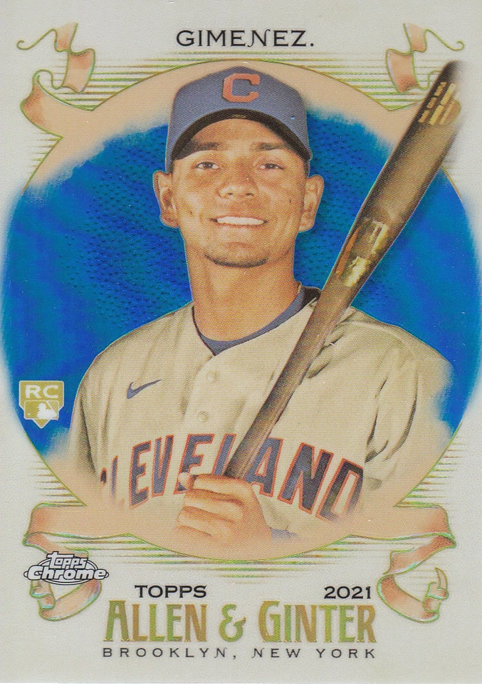 2021 Topps Allen and Ginter Chrome Baseball "Colored Refractors" Parallel Cards - Image 1 of 1