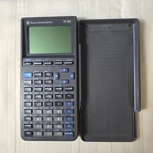 Texas Instruments TI-82 Graphing Calculator Gray w/sleeve Cover Works READ! - Picture 1 of 9