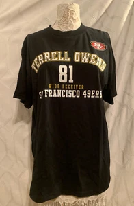 NFL San Francisco 49ers 81 Terrell Owens Neu mit Etikett Shirt Erwachsene L $20 OBO! {ch} - Bild 1 von 7