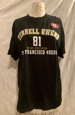 NFL San Francisco 49ers 81 Terrell Owens Nueva Con Etiquetas Camisa Adulto L $20 ¡OBO! {ch} Foto 1 de 4