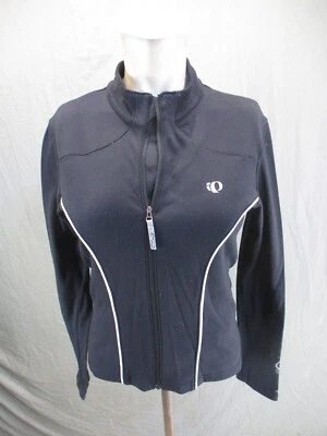 PEARL IZUMI размер M женщин полный молнии стойка воротник задние карманы Велосипедная куртка 073 - Изображение 1 из 4