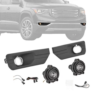 For GMC Acadia 2013-2016 Bumper Lamps Projector Fog Lights w/ Switch Kits+Bulbs - Picture 1 of 24
