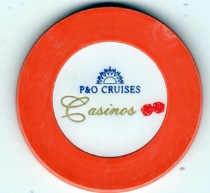 Australia: P%O Cruises Casinos Roulette Orange - Picture 1 of 2