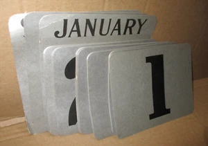 TARJETAS DE CALENDARIO - ORIGINALES - Almohadilla completa - PERPETUA - VINTAGE NOS Donaldson Sign Co - Imagen 1 de 22