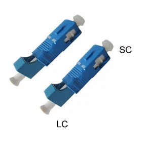 2 pcs Optical SC male to LC female fiber optic adapter Coupler High Quality - Picture 1 of 3