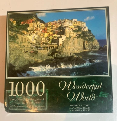 MANAROLA ITALY 1000 piece Puzzle NEW factory sealed NOS Wonderful World - Image 1 of 4