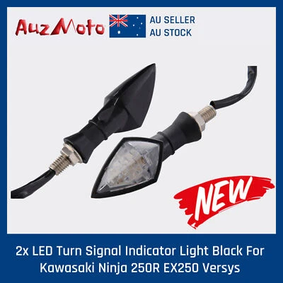 Par de indicadores de giro mini LED 12V para motocicleta Hyosung GT250R GT650R Foto 1 de 4