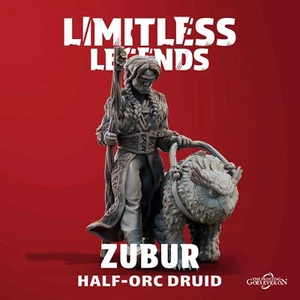 Half-orc Druid - Zubur - Female | Limitless Legends | D&D Miniature 75mm - Picture 1 of 1