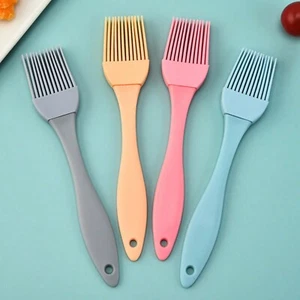 Silicone Pastry Brush Baking BBQ Basting Oil Pastry Cooking Bakeware Utensil UK - Picture 1 of 8