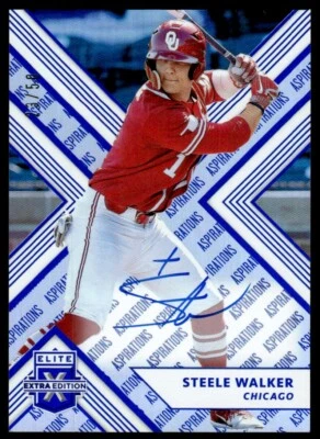 2018 Panini Elite Extra Edition Autographs Steele Walker Auto Chicago White Sox - Image 1 of 2