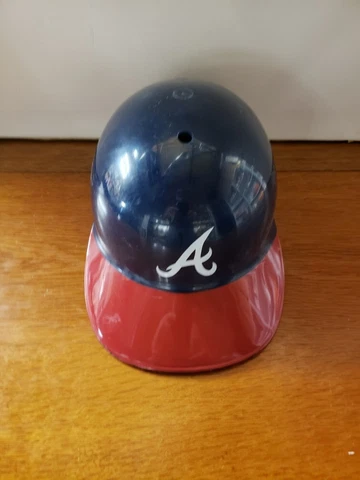 Vintage Atlanta Braves Baseball Plastic Adjustable Batting Helmet Cover