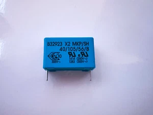 5PCS B32923C3474M000 X2 MKP/SH EPCOS 0.47uF 470nF 305VAC 20% X2 Safety Capacitor - Picture 1 of 4