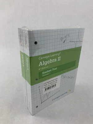 Carnegie Learning Algebra II 4th edition Volumes 1 & 2 TS-A2CC/SE-18D - Image 1 of 4