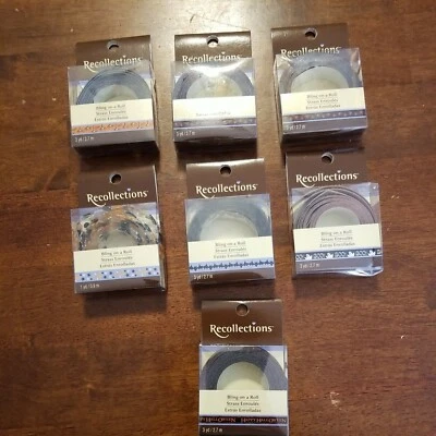 Lote de 7 recuerdos de Halloween BLING ON A ROLL 3 yardas cada uno. ¡¡Envío gratis!!! Foto 1 de 4