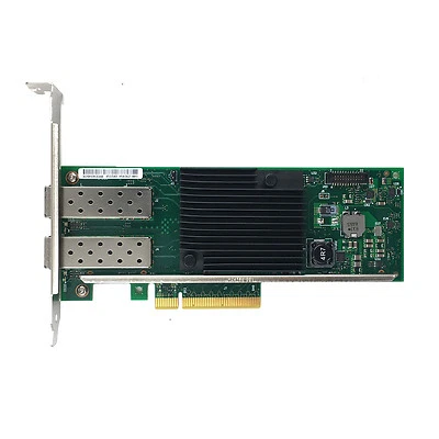 New Intel X710-DA2 10GB PCI 3.0 x8 Ethernet Converged Network Adapter X710DA2BLK - Image 1 of 4
