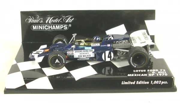 Lotus Ford 72 No.14 Messico Gp 1970 (Graham Hill) - Immagine 1 di 1
