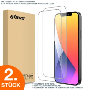 Premium Panzerfolie Glas Displayschutz für iPhone 14 13 12 11 XS XR PRO MAX mini - Bild 1 von 15