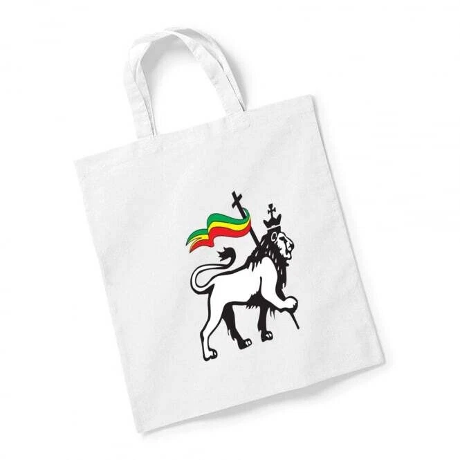 Rasta Shopping Bag/Tote Bag with Short Handle  - Image 1 of 1
