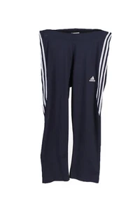 Women Adidas Tracksuits Bottom 3/4 Capri Sport Vintage Casual XS Navy - SO0276 - Picture 1 of 3