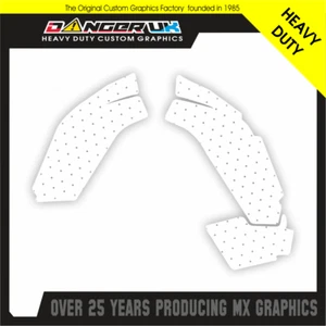 YAMAHA YZ 125 1987 1988 MOTOCROSS MX PERFORATED TANK GRAPHICS STICKER DECALS - Picture 1 of 1