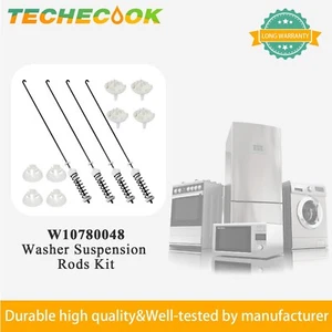 W10780048 Washer Suspension Rods Kit [Upgraded] by Techecook - Fit for Whirlp... - Picture 1 of 8