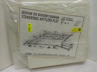 Diorama Rovine Stanowisko  Artyllerii Plastica Scala 1/35 Art 3512 Doc Models - Immagine 1 di 2