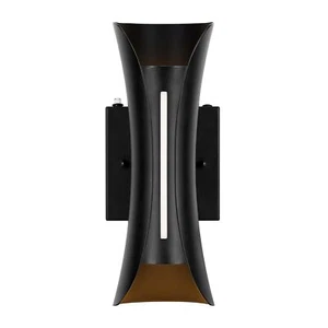 SYLVANIA Wall Mount Triangle LED Light Sconce 12.5W, 5 CCT, Black with Sensor - Picture 1 of 4