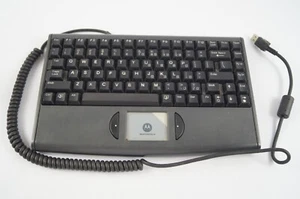 Motorola FLN9890A MW800 USB Mechanical Keyboard Black Tested WORKING D231 - Afbeelding 1 van 6